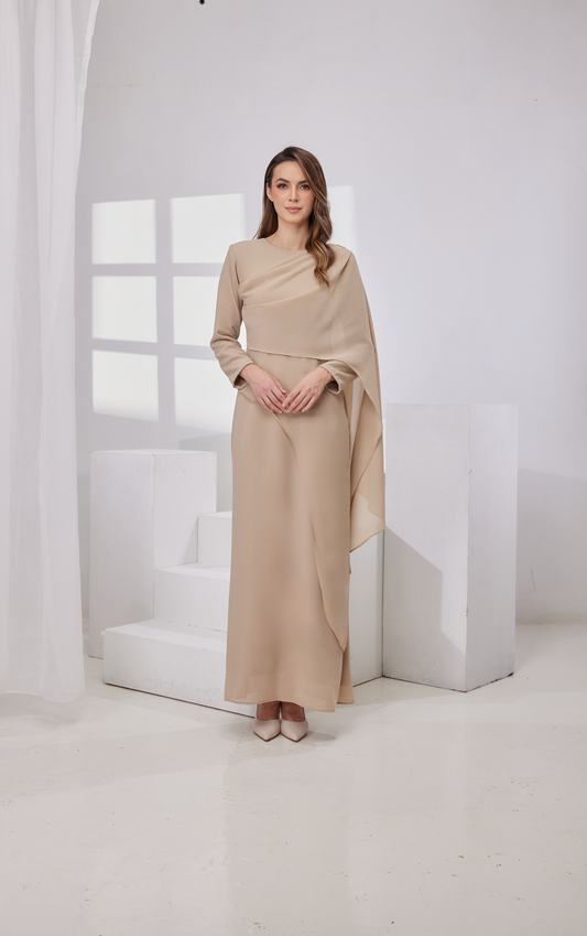 Madeena Dress - Nude