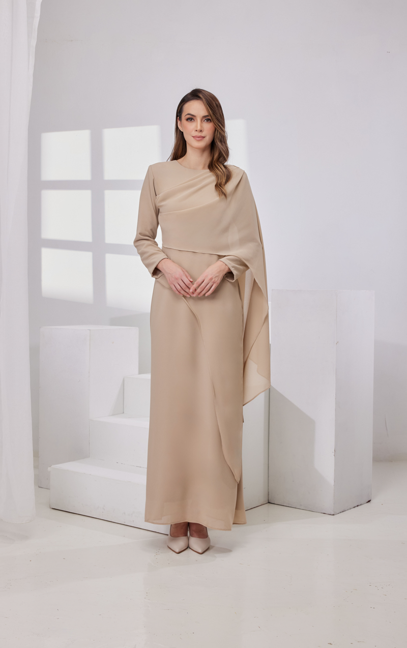 Madeena Dress - Nude