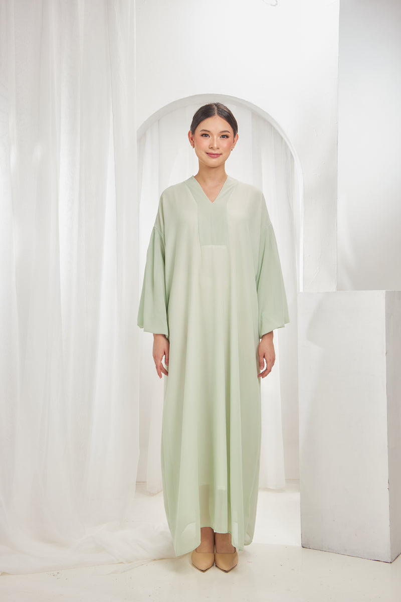 Dhia Dress- Pastel Green
