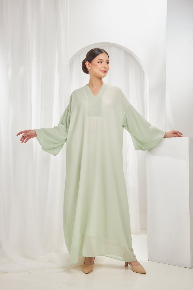 Dhia Dress- Pastel Green