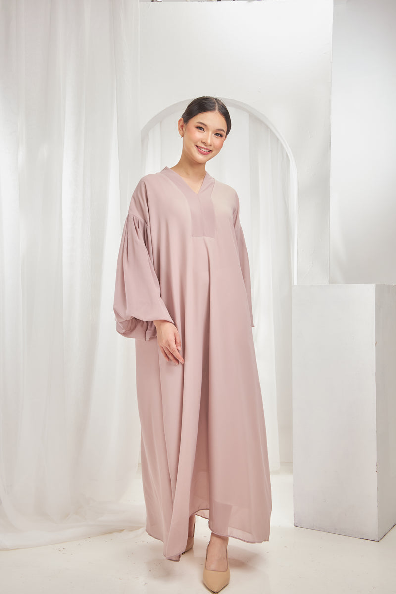 Dhia Dress- Pastel Mauve