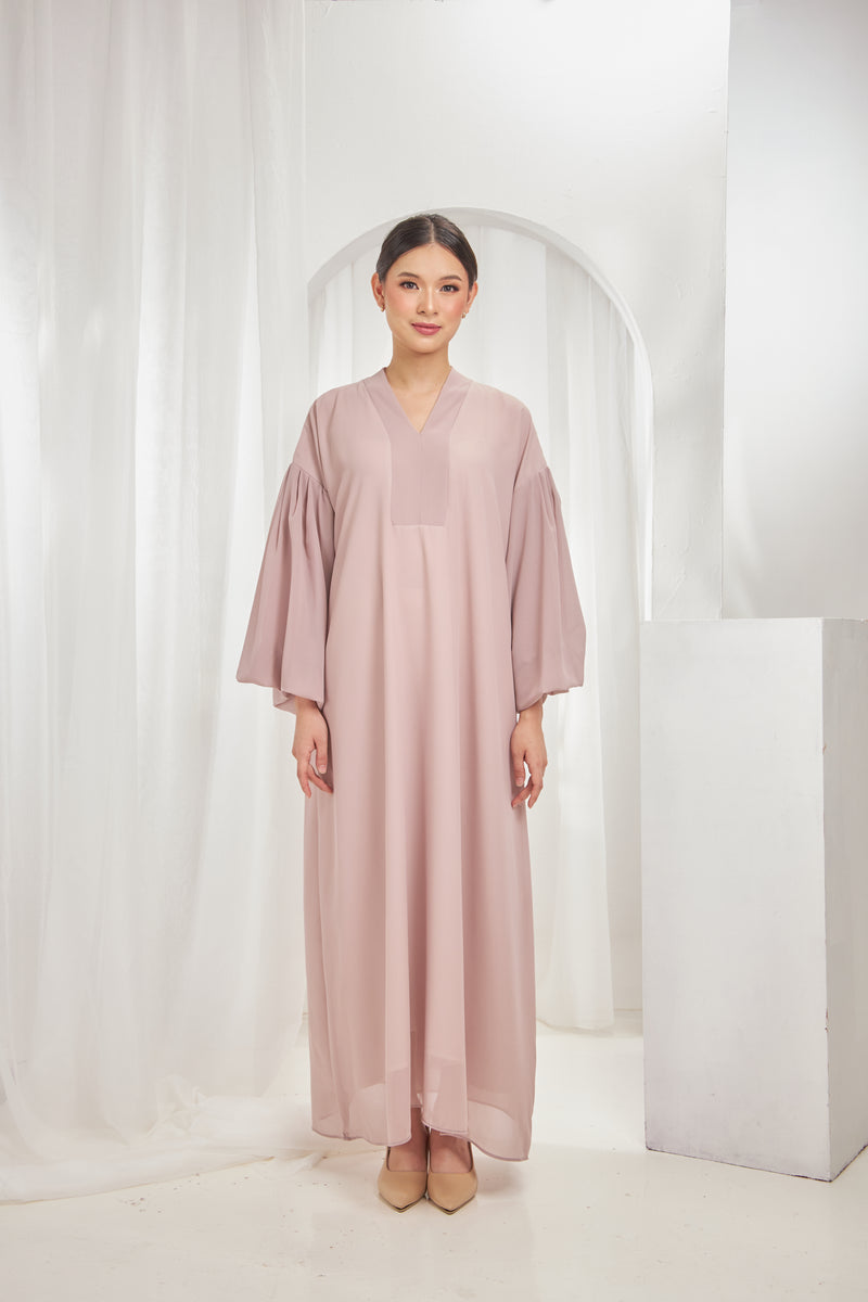 Dhia Dress- Pastel Mauve