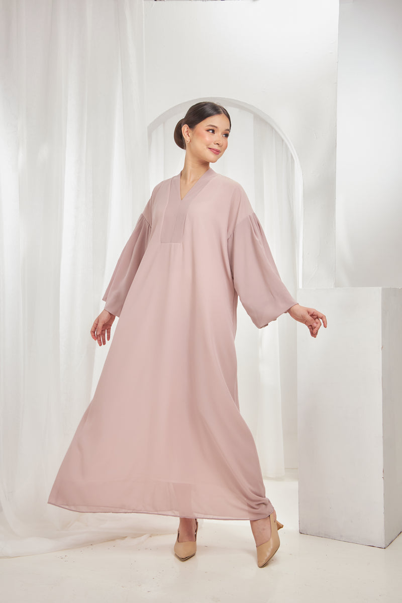 Dhia Dress- Pastel Mauve