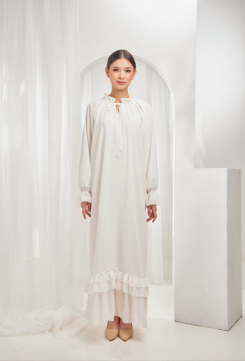 Haura Dress- Off white