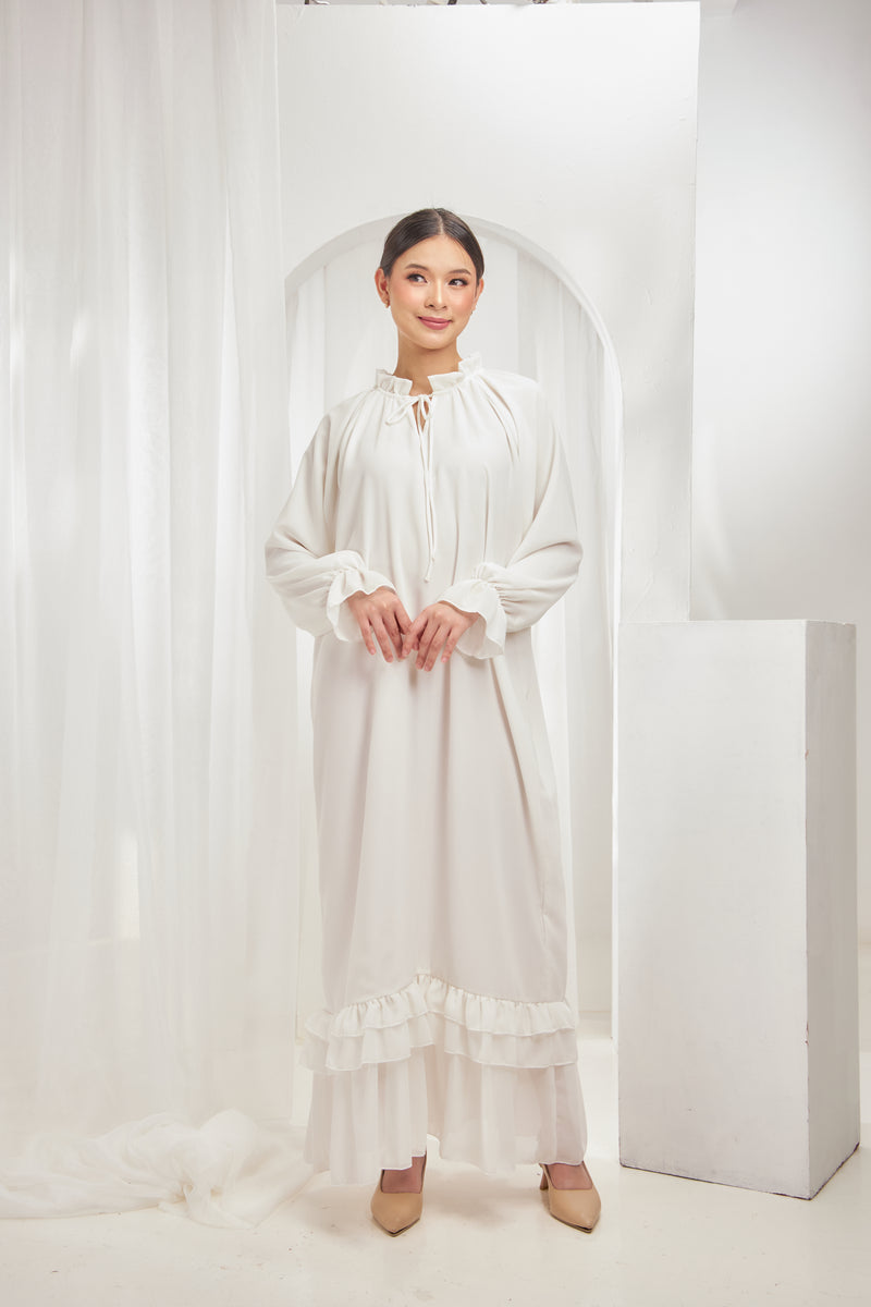 Haura Dress- Off white