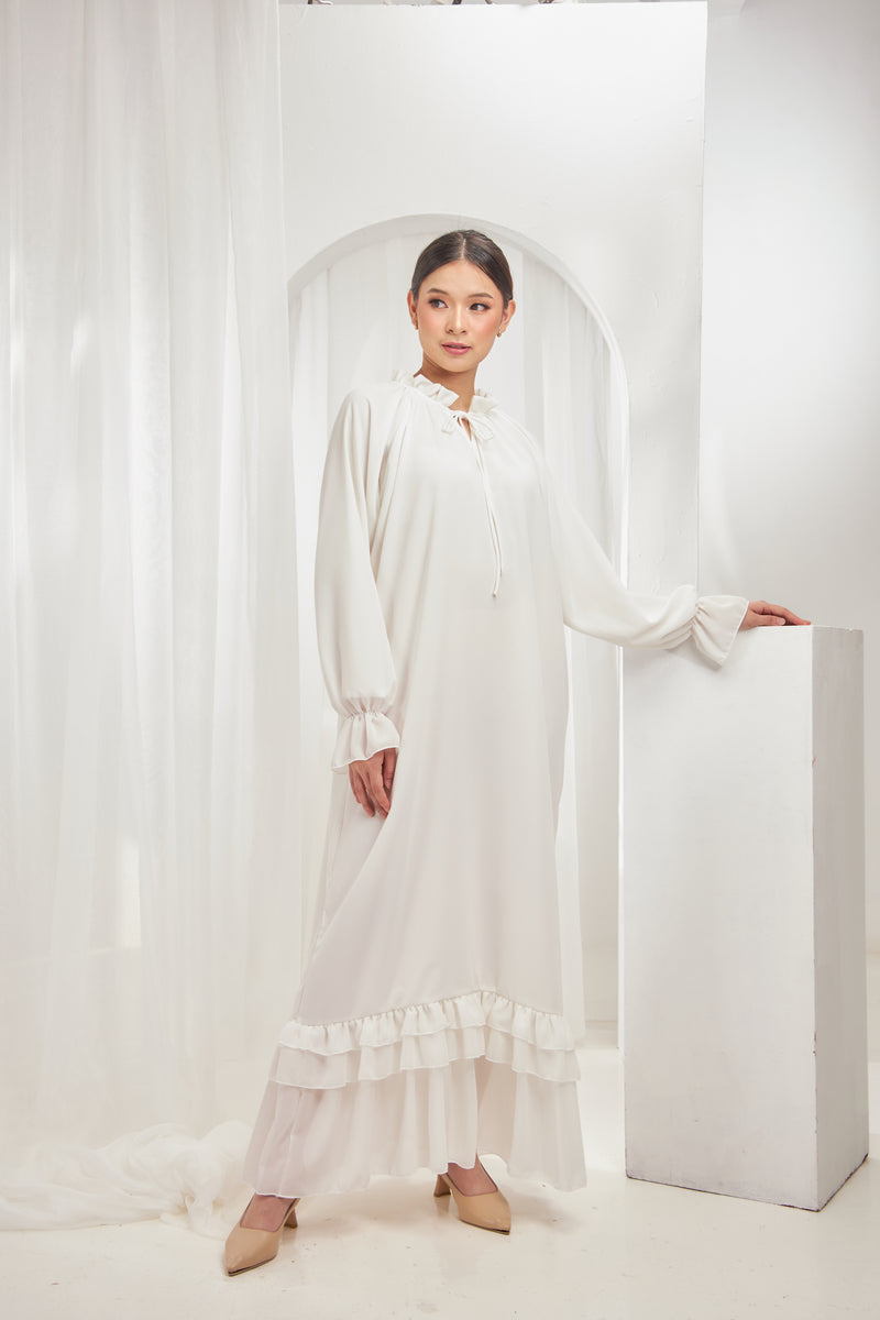 Haura Dress- Off white