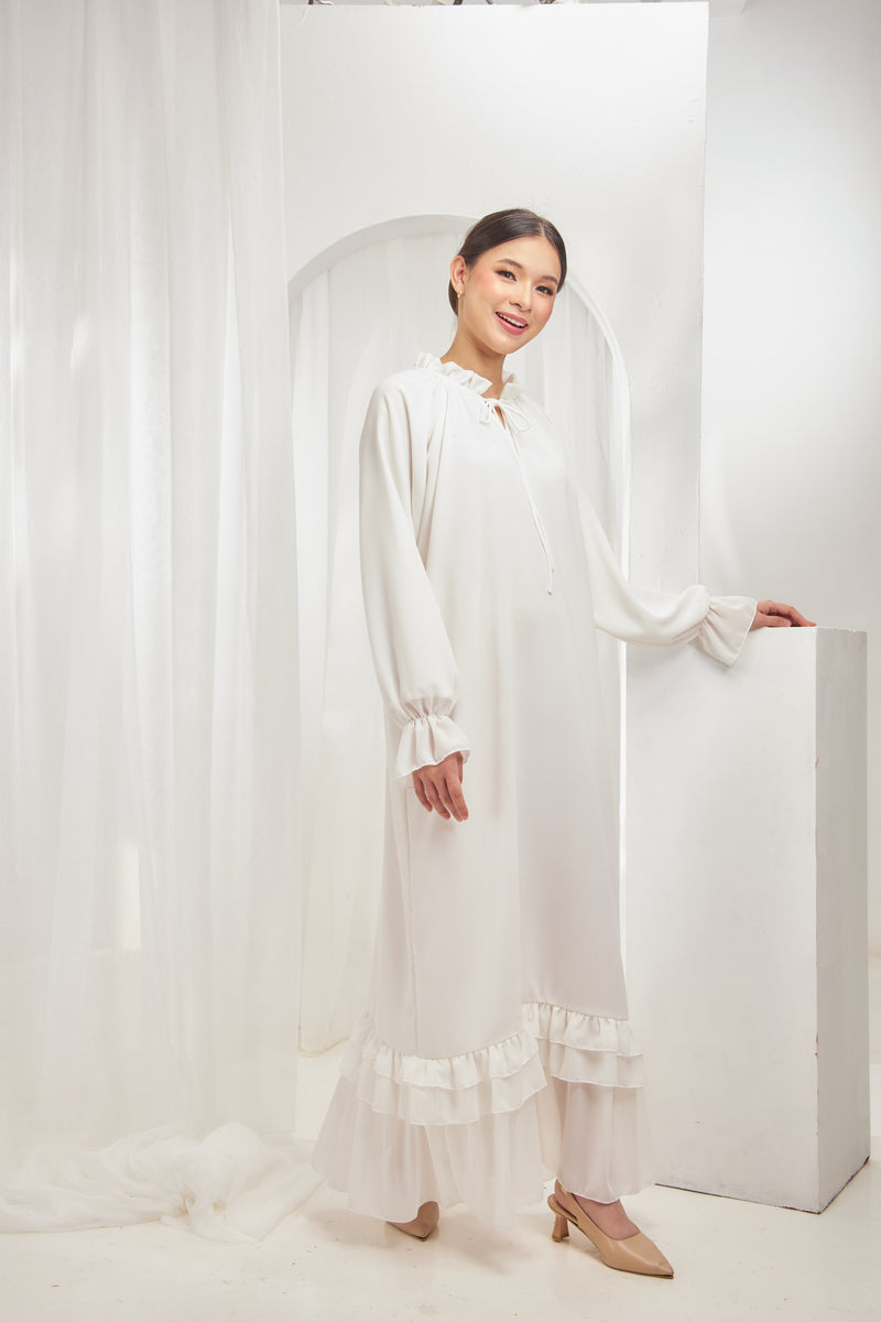 Haura Dress- Off white