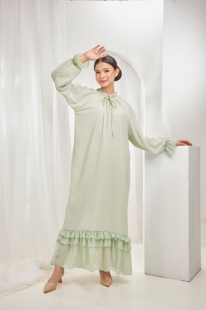 Haura Dress- Mint green