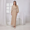 Raudah Kurung Dress- Nude