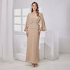 Raudah Kurung Dress- Nude