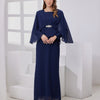 Raudah Kurung Dress- Navy Blue