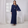 Raudah Kurung Dress- Navy Blue