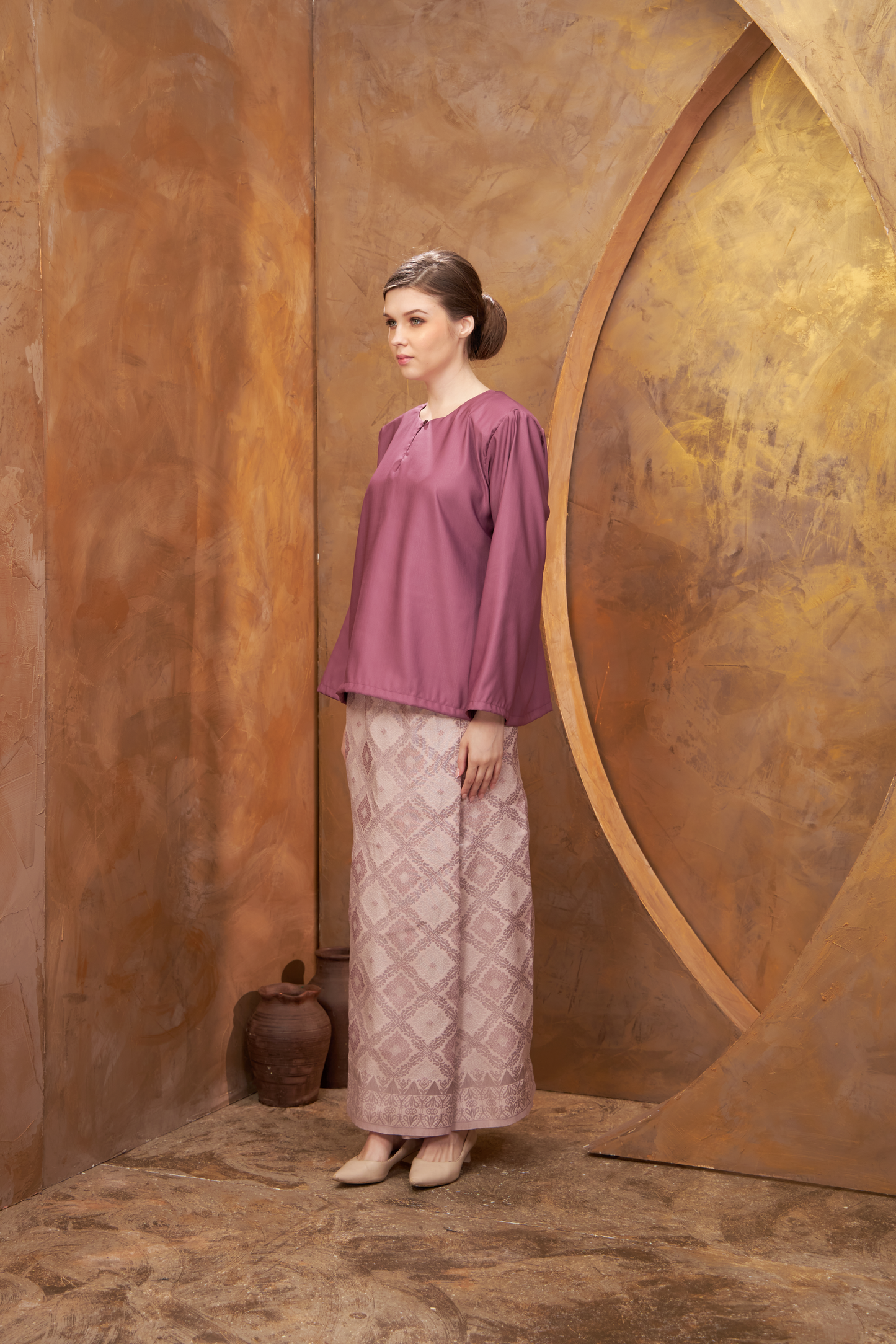 Embun Kurung Kedah- Mauve