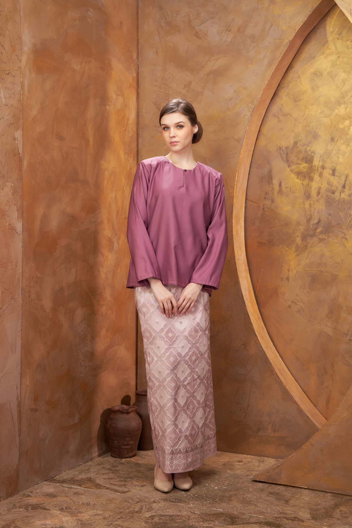 Embun Kurung Kedah- Mauve