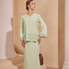 Cempaka Kurung - Mint Green