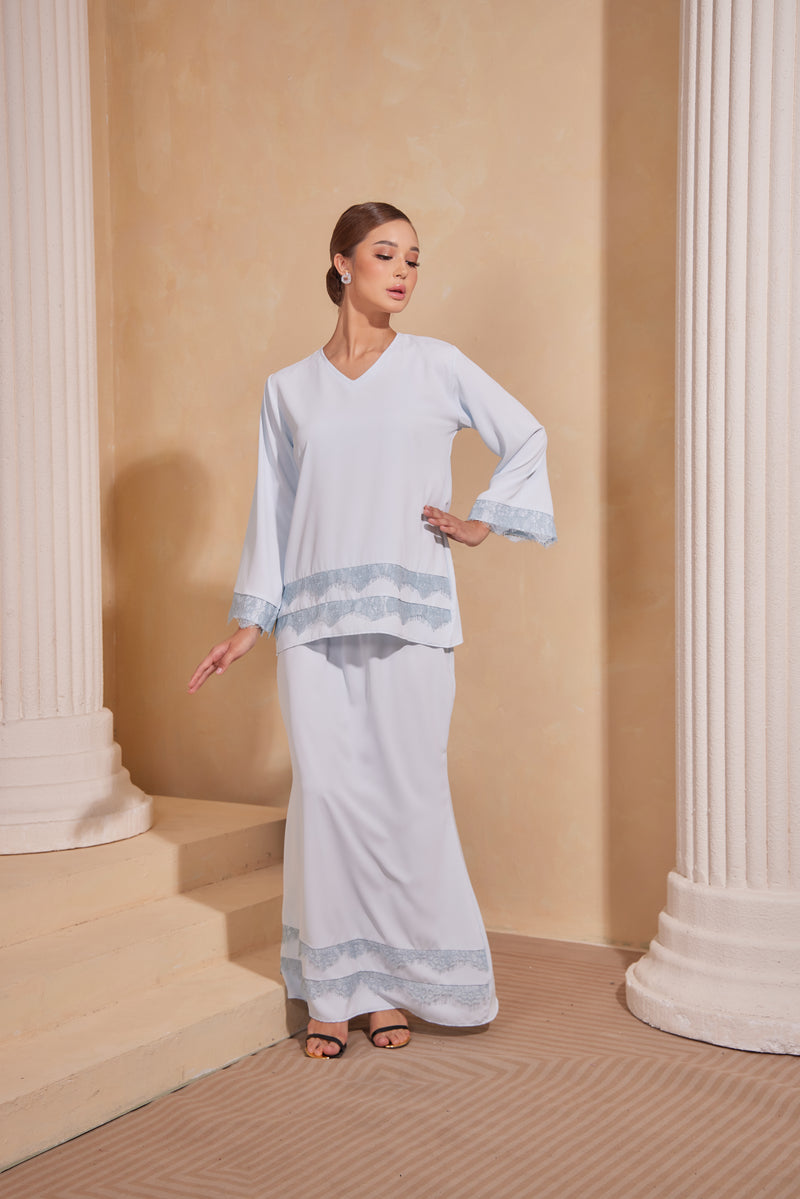 Cempaka Kurung - Baby blue
