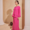 Cempaka Kurung - Hot pink