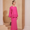 Cempaka Kurung - Hot pink